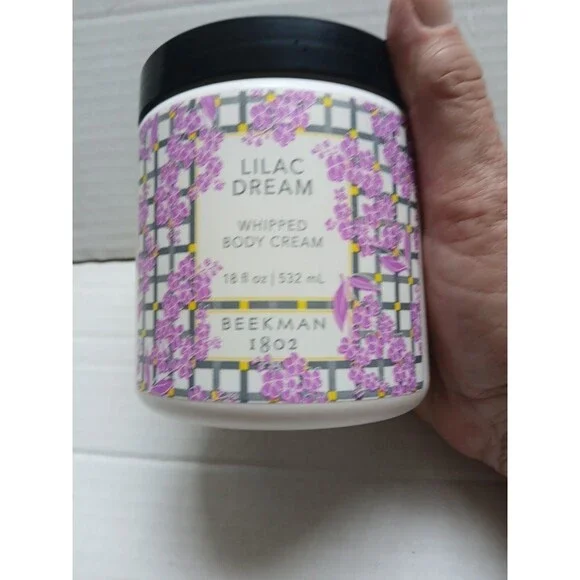 2x-Beekman 1802 Pure Goat Milk Whipped Body Cream 18 oz LILAC DREAM New No Box